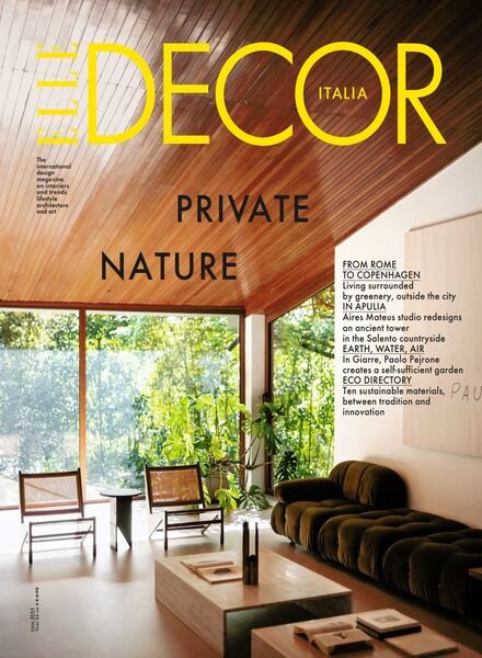 Elle Decor Italia English Edition – June 2024 Cover