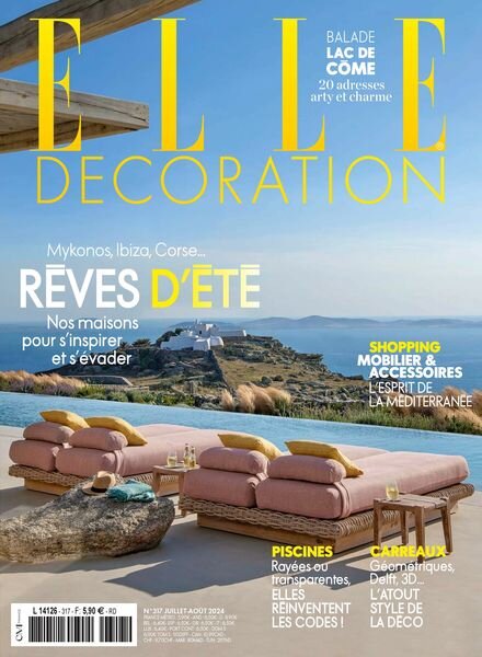 Elle Decoration France – Juillet-Aout 2024 Cover