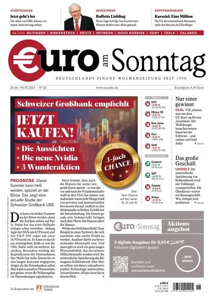 Euro am Sonntag – 28 Juni 2024 Cover