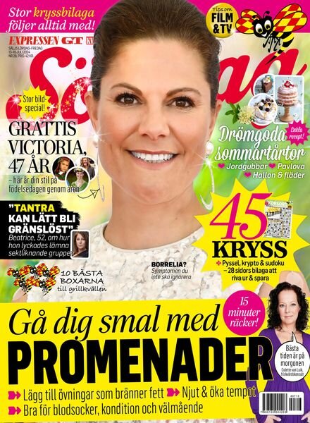 Expressen Sondag – 13 Juli 2024 Cover