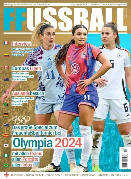 FFussball Magazin – Juli-August 2024 Cover