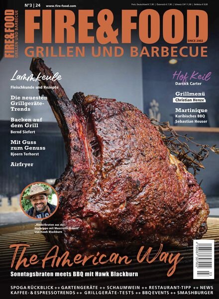 Fire & Food Grillen und Barbecuen – Juli 2024 Cover