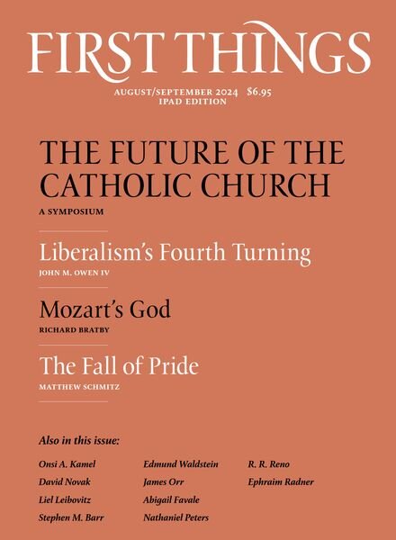 First Things – August-September 2024 Cover