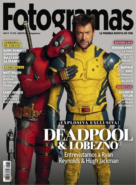 Fotogramas – Agosto 2024 Cover