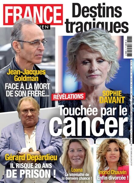 France Quotidien Destins Tragiques – Juillet-Aout-Septembre 2024 Cover
