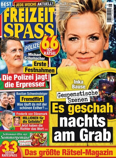 Freizeit Spass – 2 Juli 2024 Cover