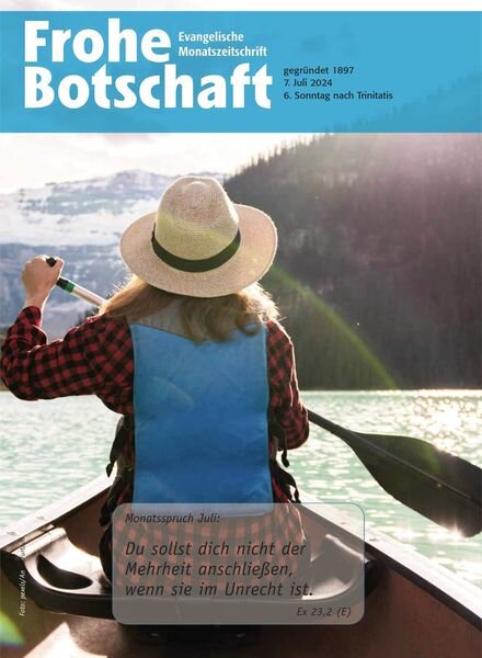 Frohe Botschaft – 7 Juli 2024 Cover
