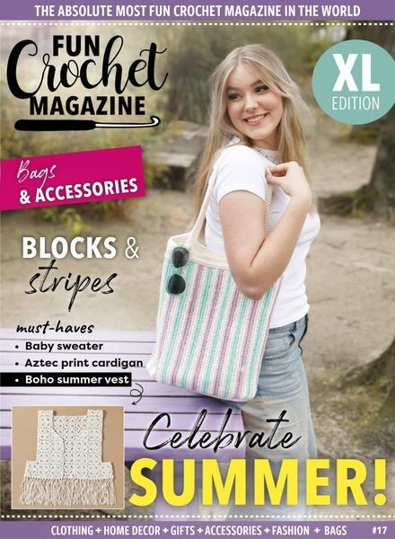 Fun Crochet Magazine – Issue 17 – June 2024 Cover