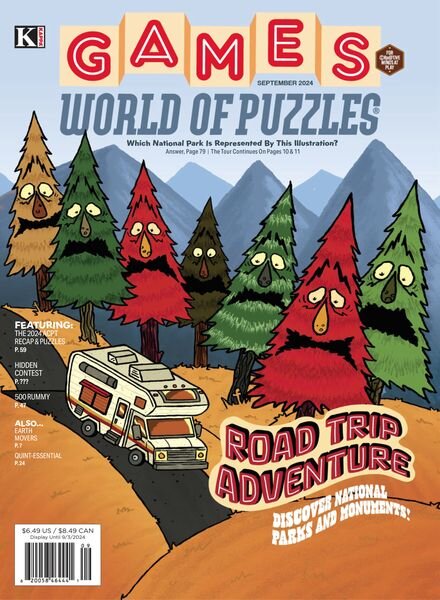 Games World of Puzzles – September 2024 Cover
