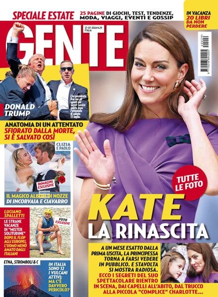 Gente Italia – 27 Luglio 2024 Cover