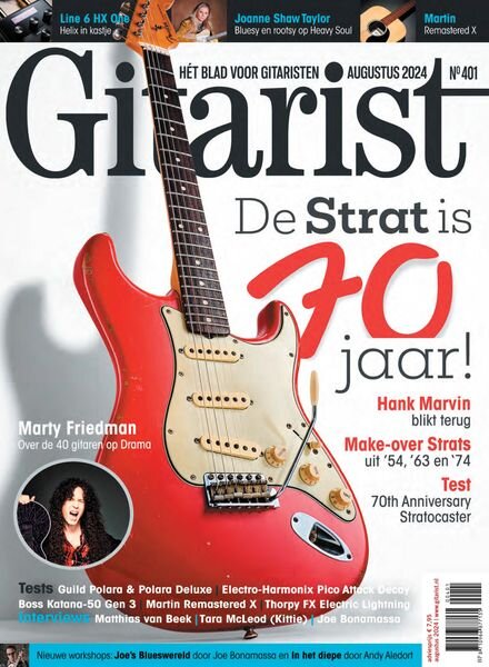 Gitarist Netherlands – Augustus 2024 Cover
