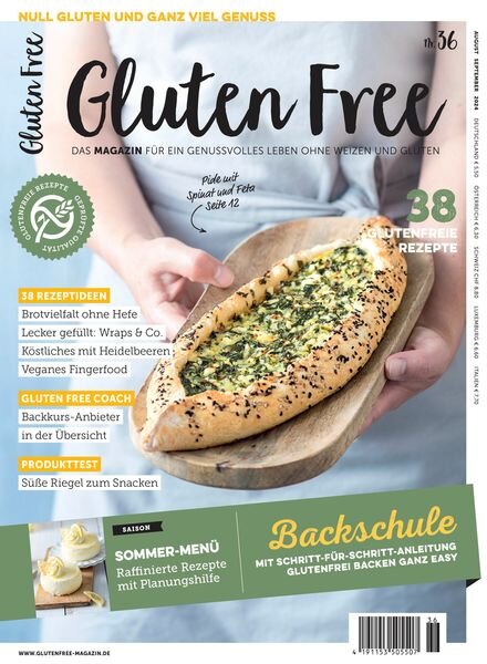 Gluten Free – August-September 2024 Cover