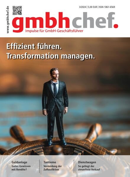 gmbhchef – Nr 3 2024 Cover