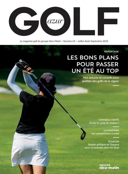 Golf Azur – Juillet-Septembre 2024 Cover
