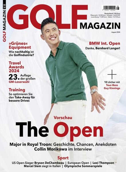Golf Magazin – August 2024 Cover