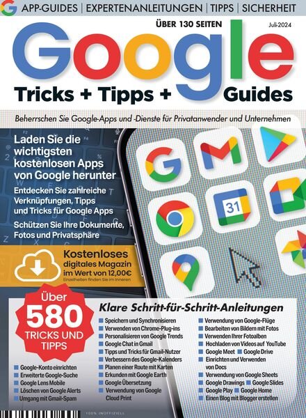 Google Tricks Tipps und Guides – Juli 2024 Cover