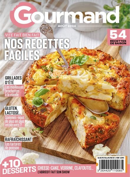 Gourmand – Aout 2024 Cover