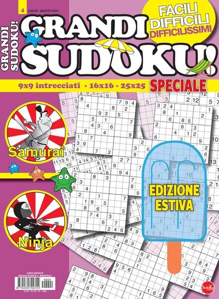 Grandi Sudoku – 4 Luglio 2024 Cover