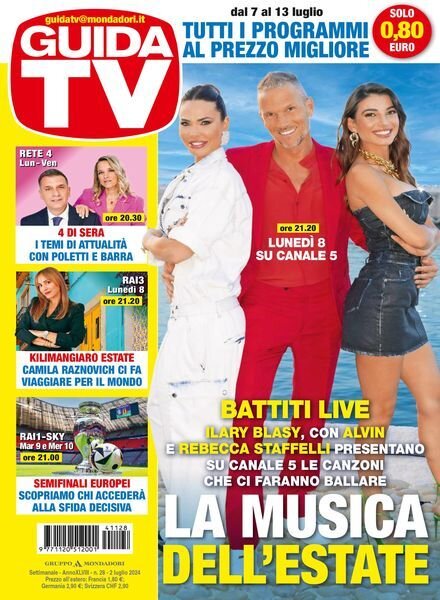 GuidaTV – 2 Luglio 2024 Cover