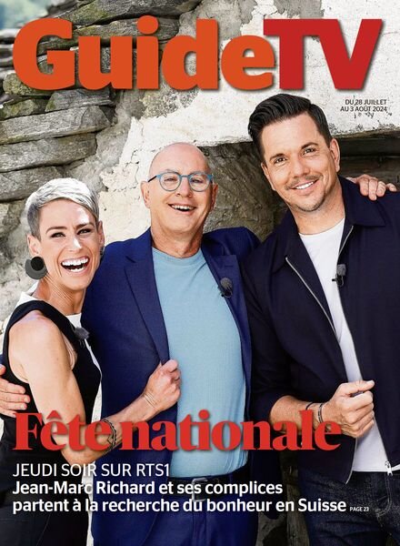 Guide TV – 28 Juillet 2024 Cover