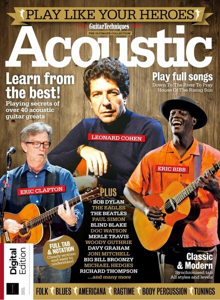 Guitar Techniques Presents – Play Like Your Heroes Acoustic – 8th Edition – 18 July 2024 Cover