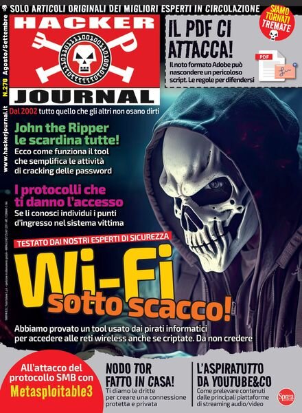 Hacker Journal – Agosto-Settembre 2024 Cover