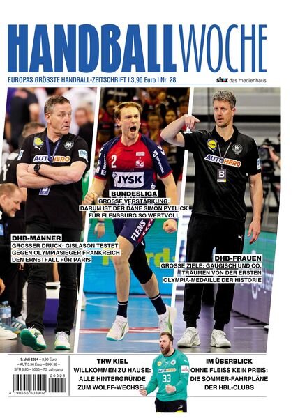Handballwoche – 9 Juli 2024 Cover