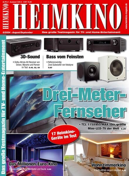 Heimkino – August-September 2024 Cover