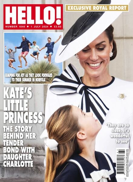 Hello! Magazine UK – Issue 1846 – 1 July 2024 Cover