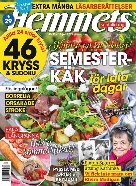Hemmets Veckotidning – 10 Juli 2024 Cover