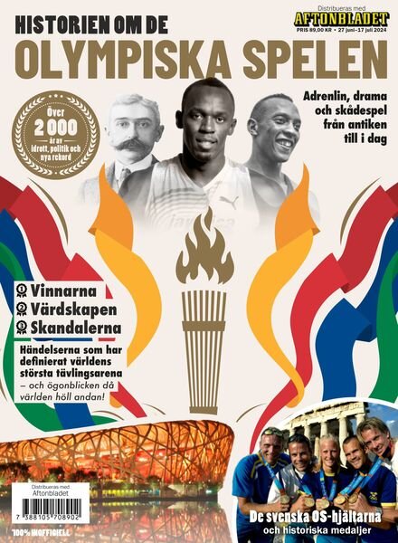 Historien om de Olympiska spelen – Juni 2024 Cover