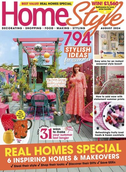 HomeStyle UK – August 2024 Cover