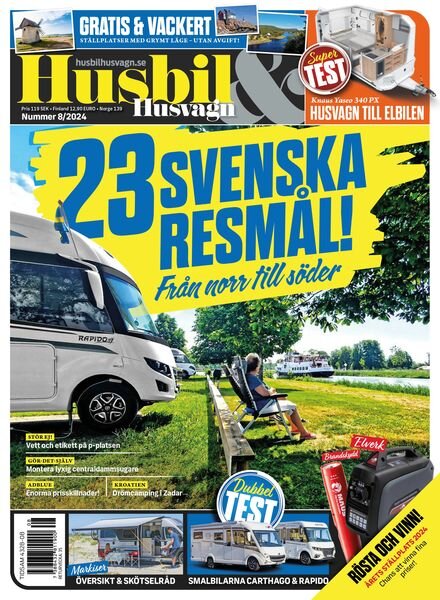 Husbil & Husvagn – Juli 2024 Cover