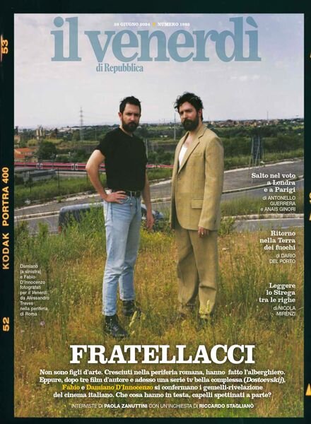 Il Venerdi di Repubblica – 28 Giugno 2024 Cover