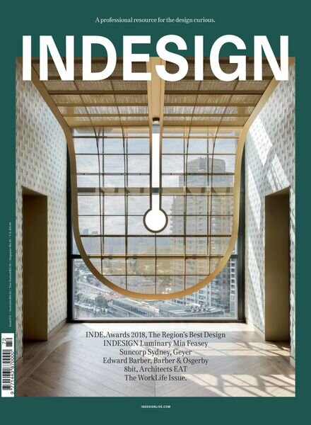 INDESIGN Magazine – Issue 72 – Work-Live-Play 2018 Cover