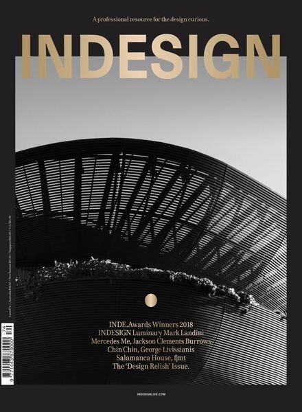 INDESIGN Magazine – Issue 74 – Hospitality 2018 Cover