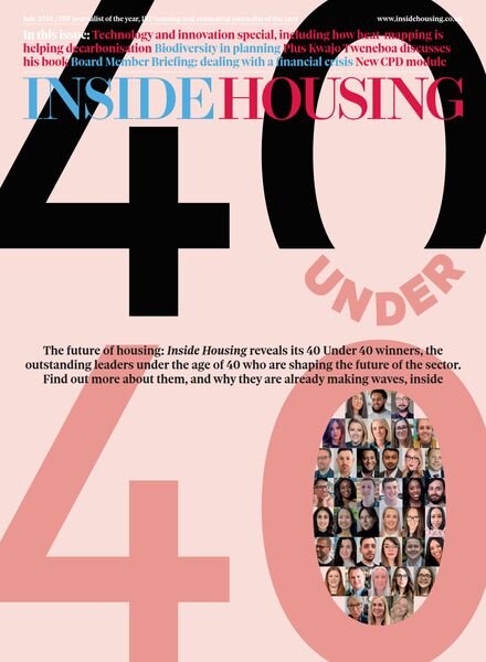 Inside Housing – July 2024 Cover
