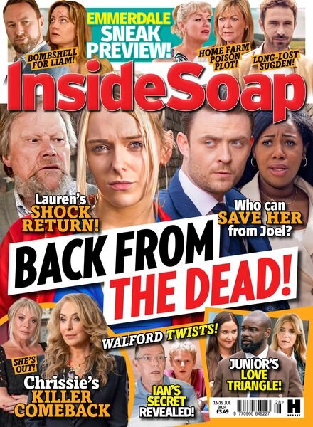 Inside Soap UK – Issue 28 – 13 July 2024 Cover