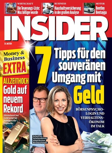 Insider Austria – 24 Juli 2024 Cover