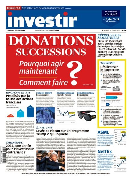 Investir – 20 Juillet 2024 Cover