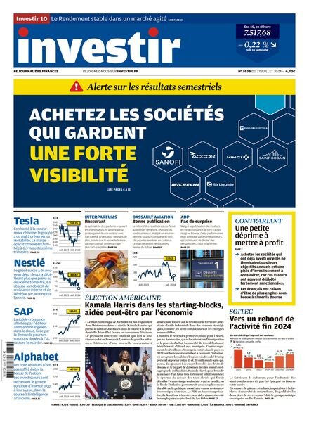 Investir – 27 Juillet 2024 Cover