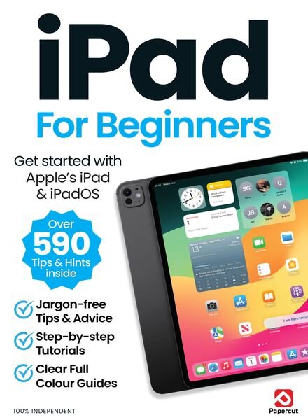iPad For Beginners – July 2024 Cover