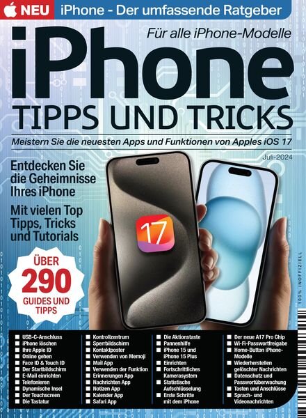 iPhone Guides Tipps und Tricks – Juli 2024 Cover