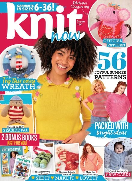 Knit Now – Issue 170 2024 Cover