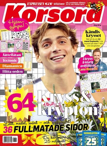 Korsord – 15 Juli 2024 Cover