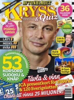 Kryss & Quiz – 22 Juli 2024