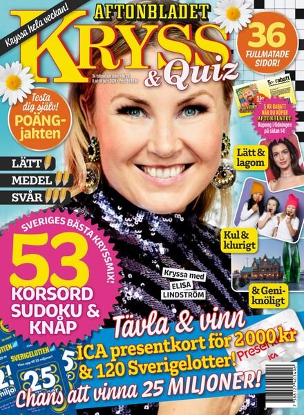 Kryss & Quiz – 8 Juli 2024 Cover