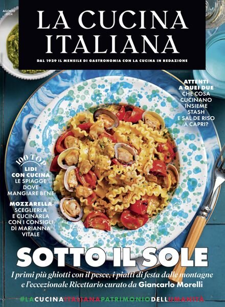 La Cucina Italiana – Agosto 2024 Cover