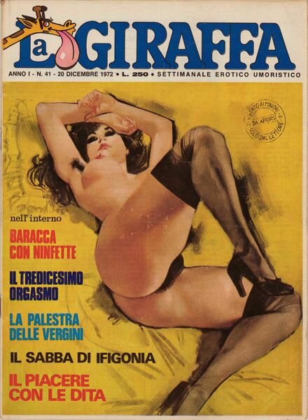 La Giraffa – N 41 20 Dicembre 1972 Cover
