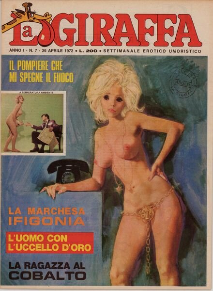 La Giraffa – N 7 26 Aprile 1972 Cover